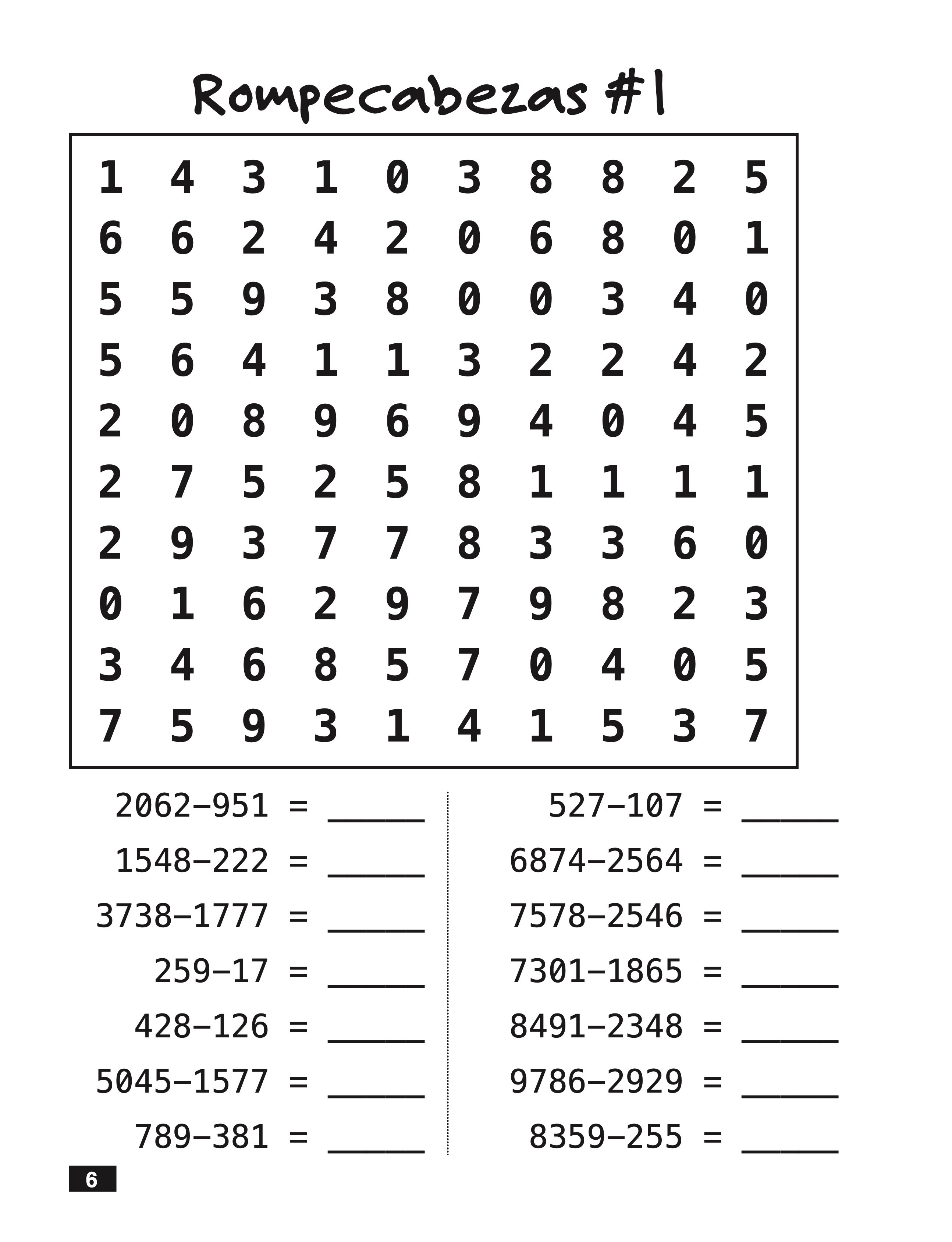 Sopa De Letras De Numeros Estudiar My Xxx Hot Girl