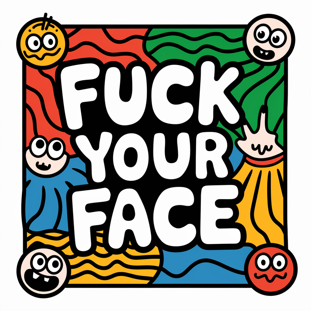 Fuck Your Face Coloring Sheets