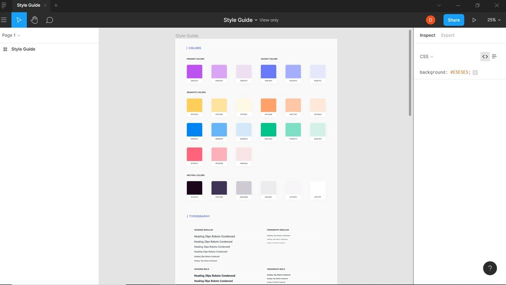 Style Guide For Figma