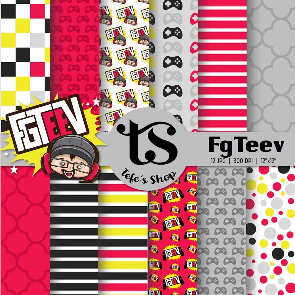 FgTeev Papeles Digitales Paper Pack