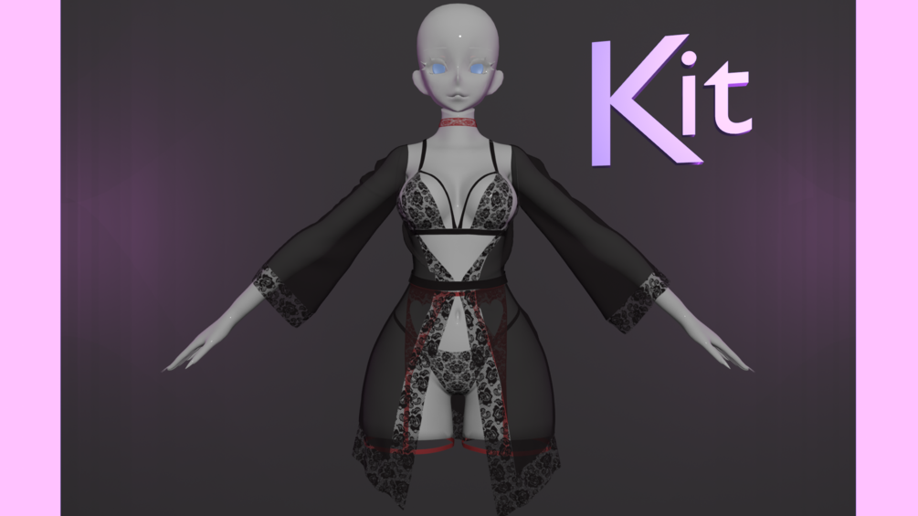 Lace Lingerie Set Vrchat
