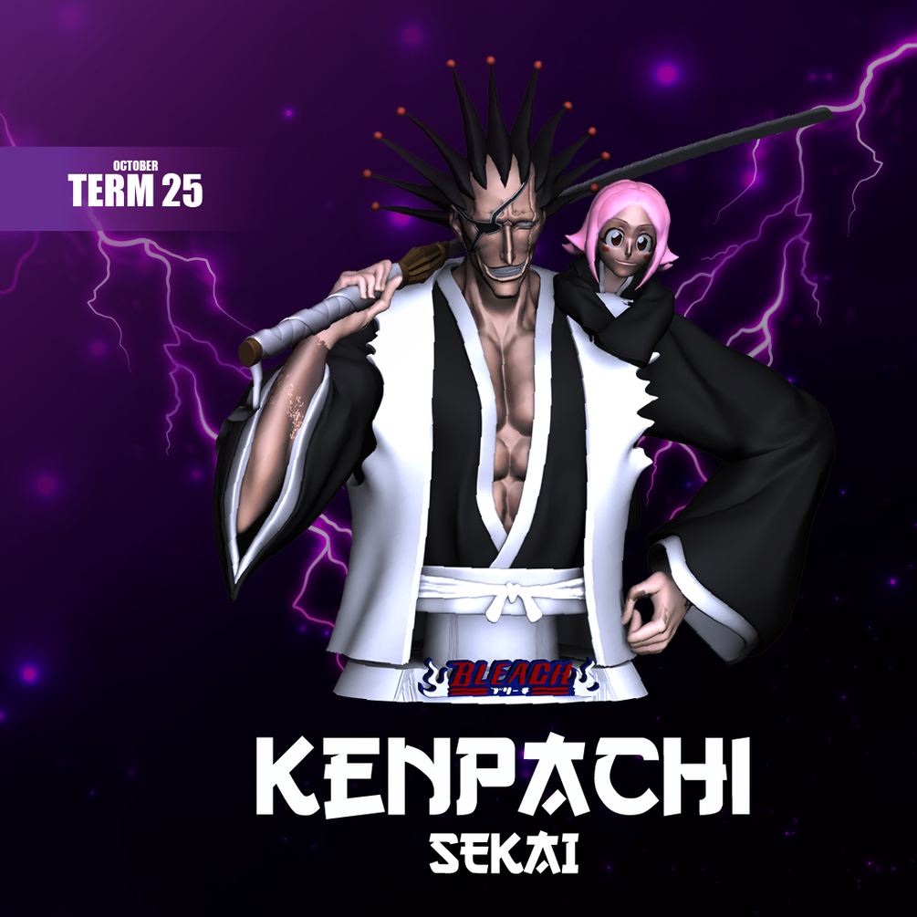 Kenpachi Bust Sekai 3D Models Tested And Ready For 3D Printing