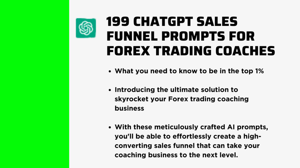 199 Prompts for a Forex Trading Coaching Sales Funnel that would make