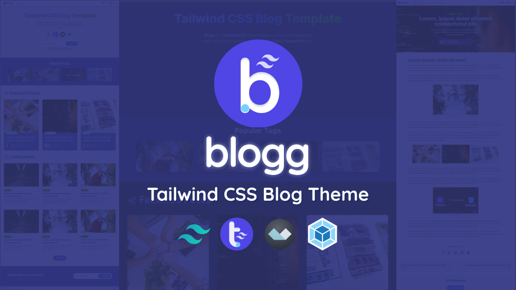 Blogg - Tailwind CSS Blog Theme