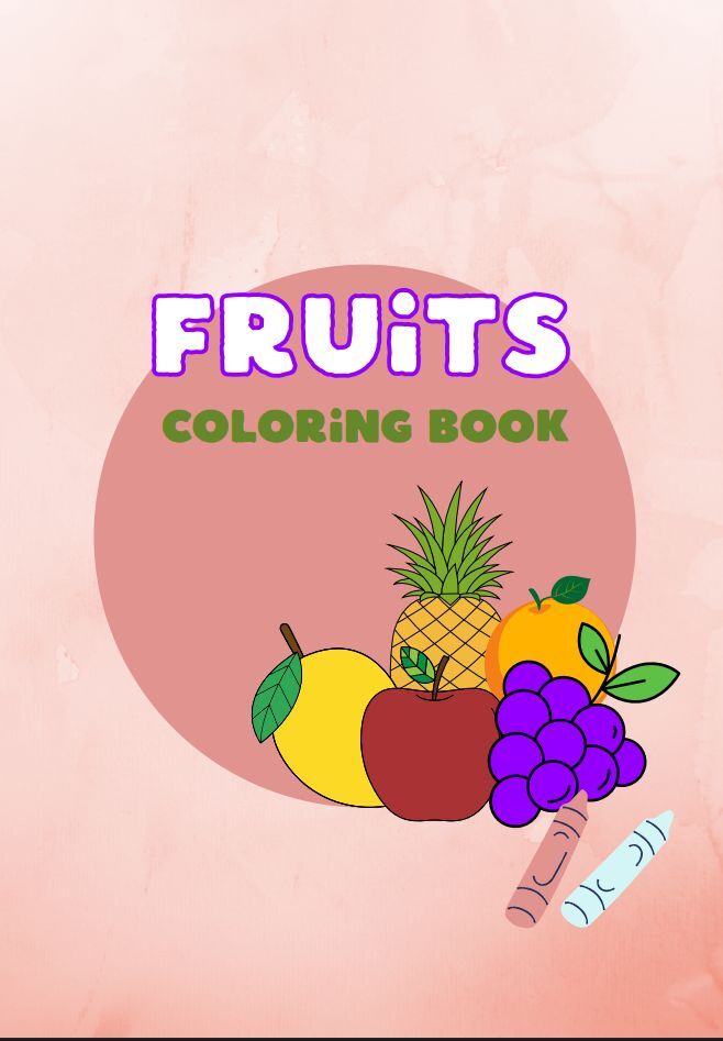 Fruits Coloring Book