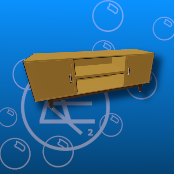 Free Stylized Tv Stand Prefab