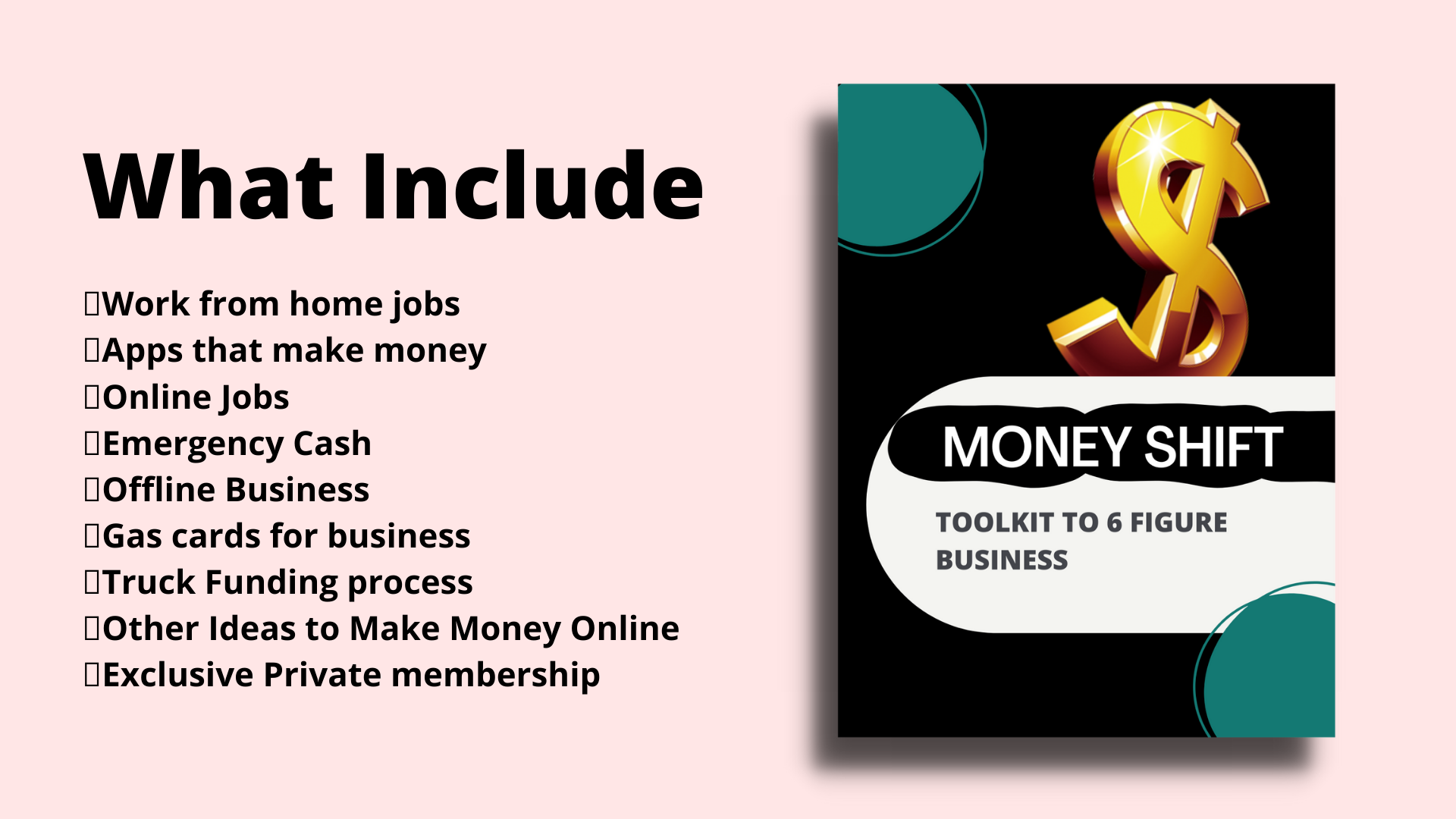 Money Shift Toolkit To 6 Figure Business