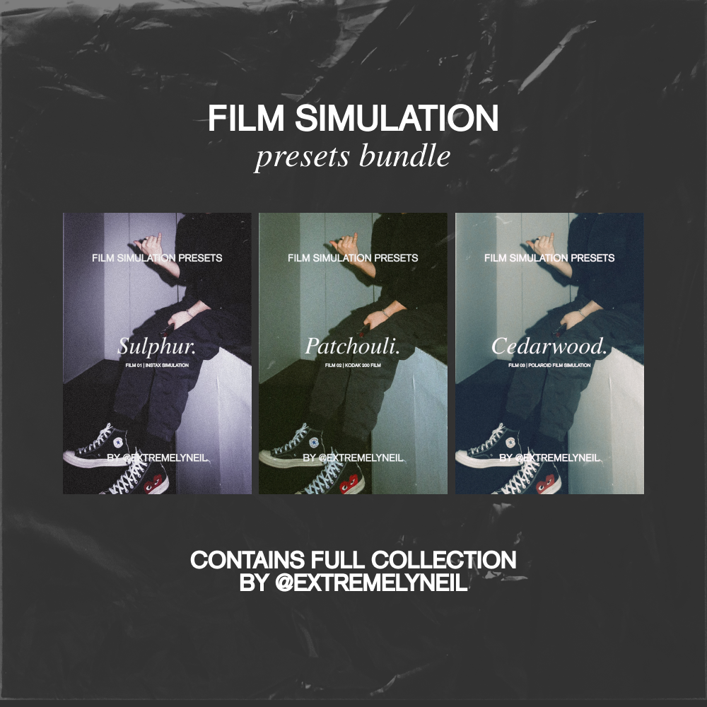 Film Simulation Presets *Bundle* for Lightroom Mobile