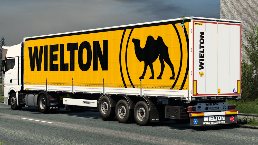 Wielton skin for Wielton trailer by DLC. ETS2 by ANGYALFOLDI
