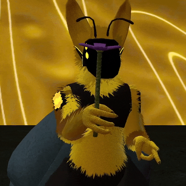 Beezy the honey bee protogen