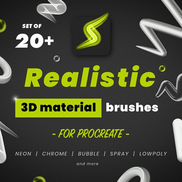 3D material brushes. by Andris Šarapovs