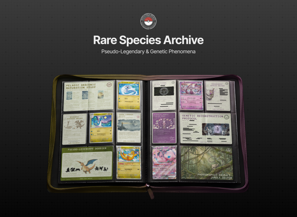 Kanto Field Archive - Binder Inserts for SV 151 Master Set