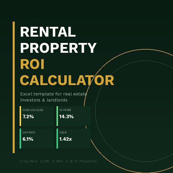 Rental Property ROI Calculator