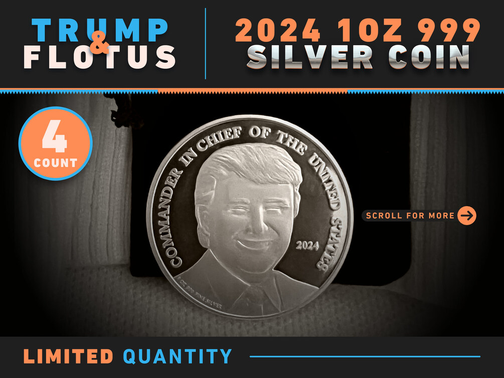 FLOTUS (4 Count) 1OZ 999 FINE SILVER COIN (2024 LIMITED COLLECTORS EDITION)