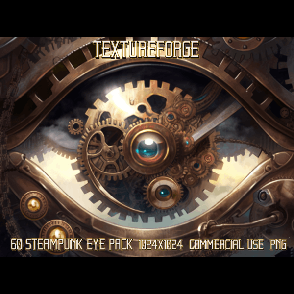Steampunk Eye Pack - Get Your Designs in High Gear