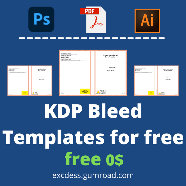 KDP Bleed Templates for free