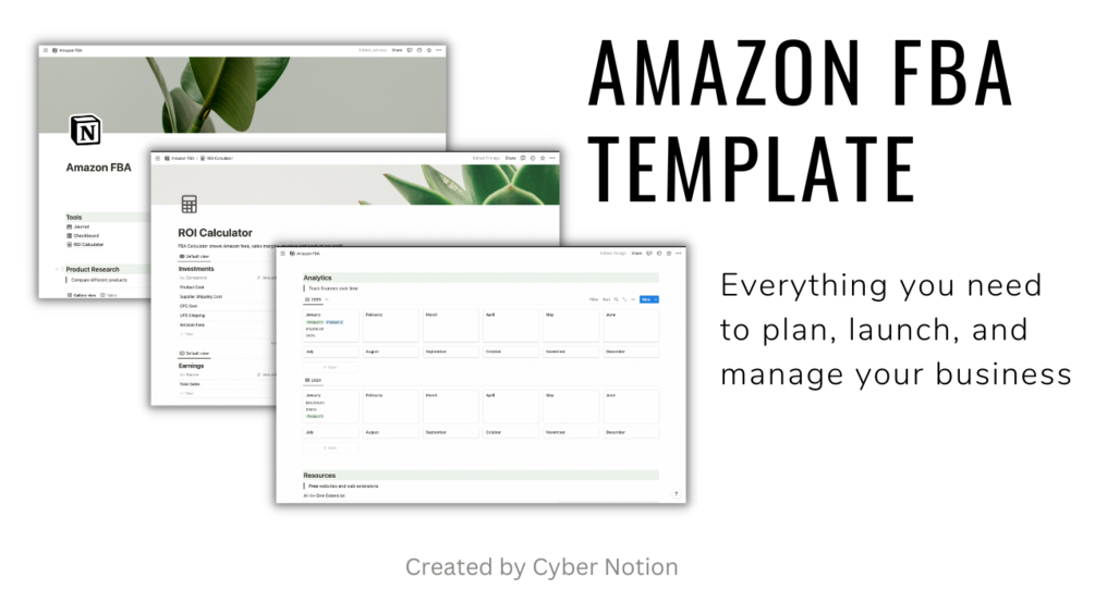 Amazon FBA Template