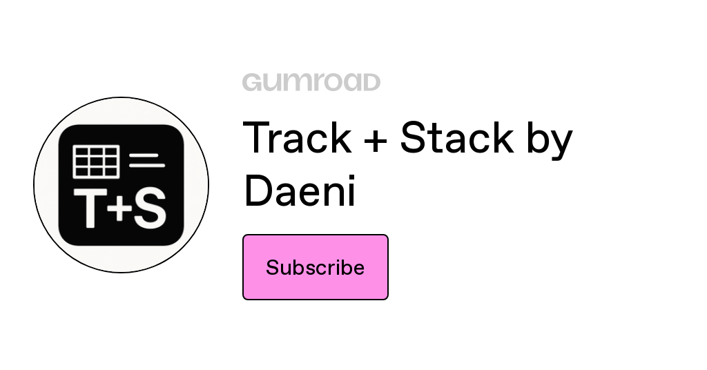 Track + Stack by Daeni