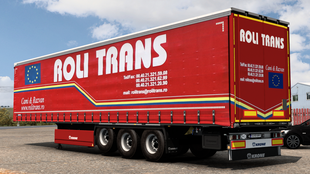 ROLI|TRANS skin for Krone ProfiLiner by Sogard3. ETS2 by ANGYALFOLDI