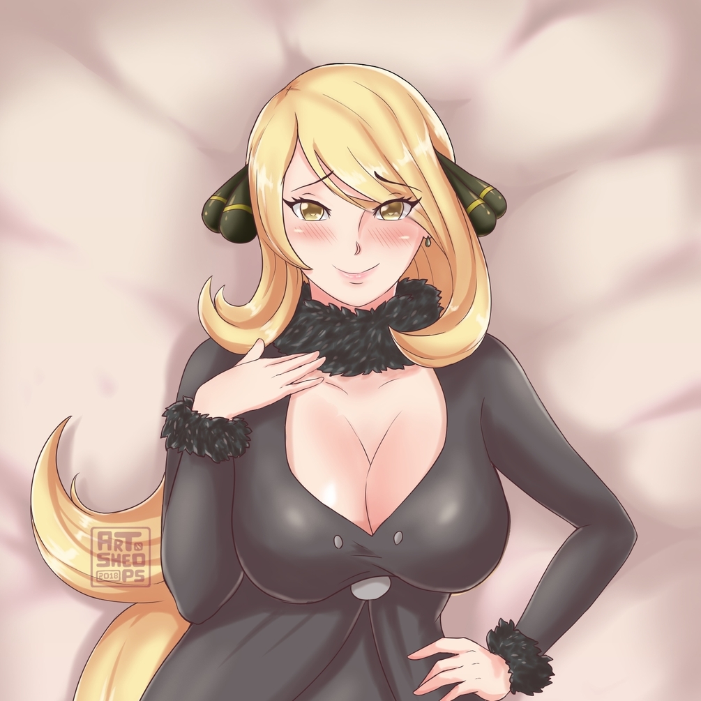 Cynthia Champions Dakimakura NSFW + Lusamine Young 2img