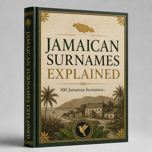 100 Jamaican Surnames e-book cover