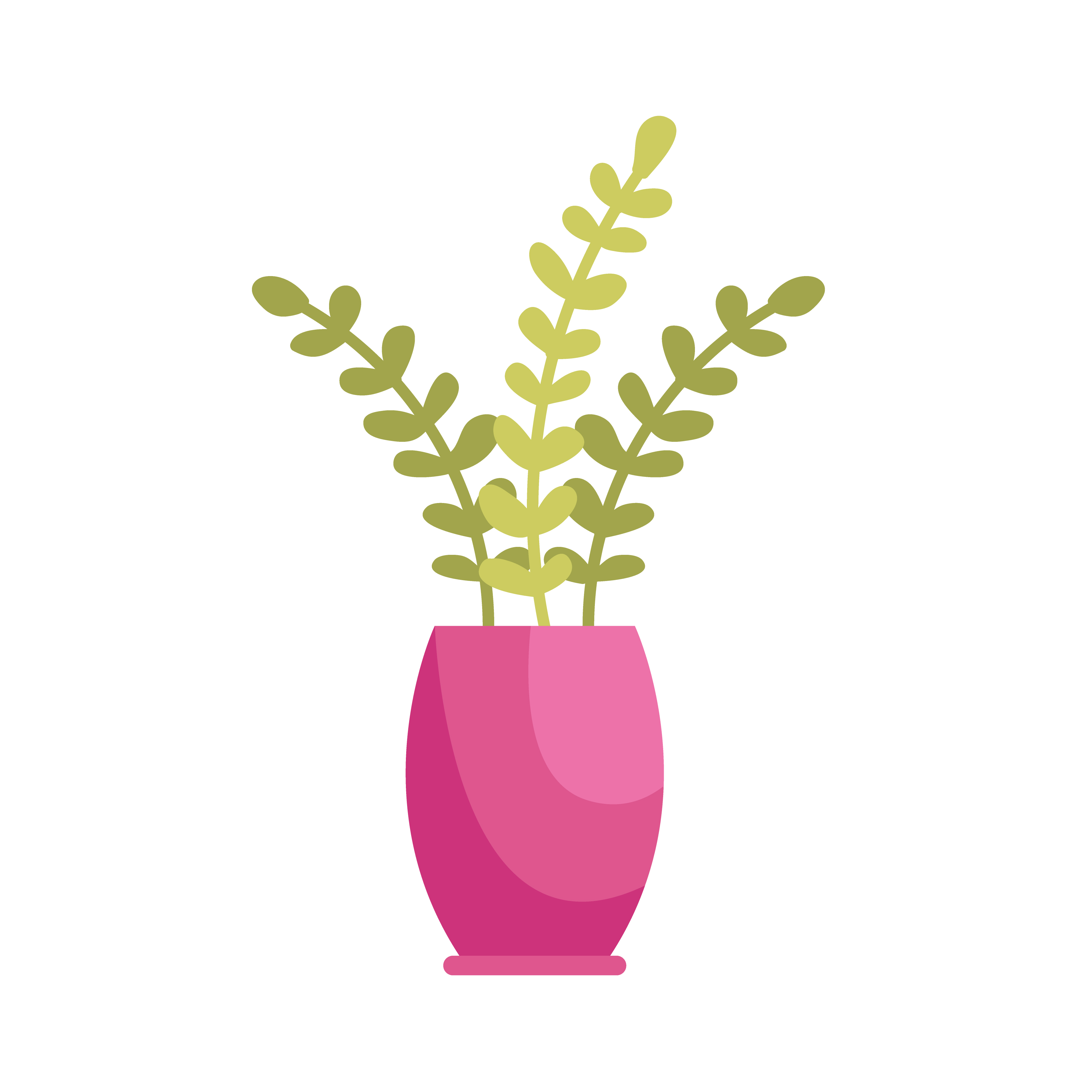 100-plants-vector-illustrations
