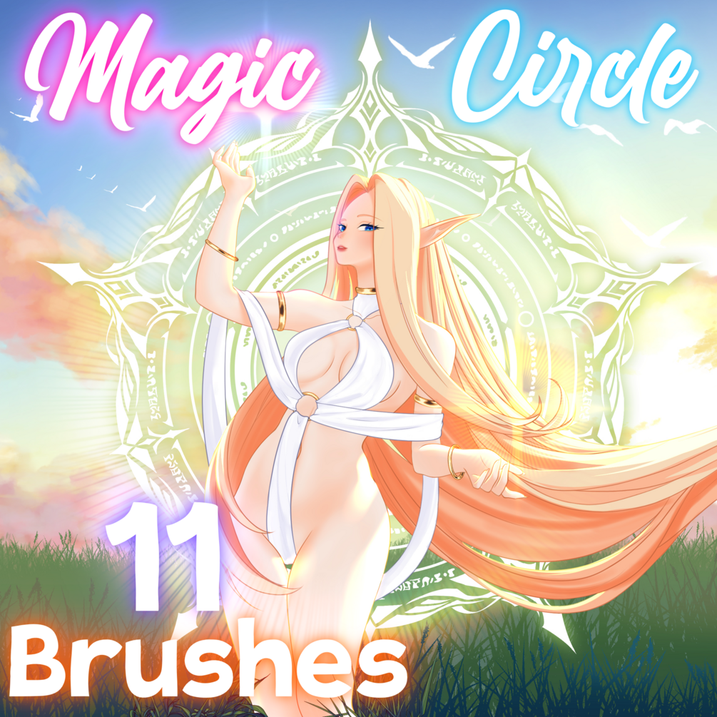 Magic circle brush pack for procreate! by ~Attki~