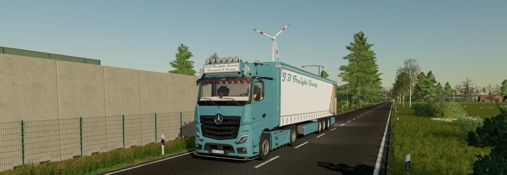 [FS22] J.B Freight Group Mercedes MP5 by Beamer Customs