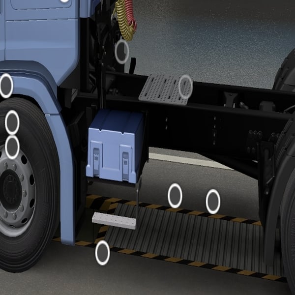 ˇ [btr tuning part] Scania NG Battery box by WC007 D3SIGN