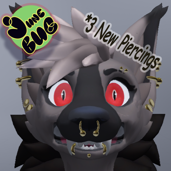 Vulper Piercings by June Bug