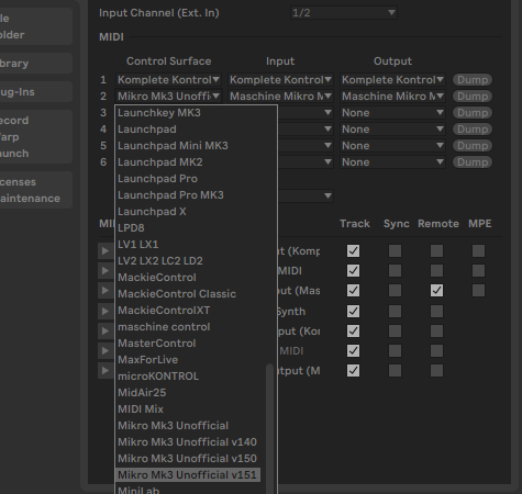 v1.6.0] MASCHINE PLUS/MK3/MIKRO MK3 Ableton Live 11 MIDI Remote Script