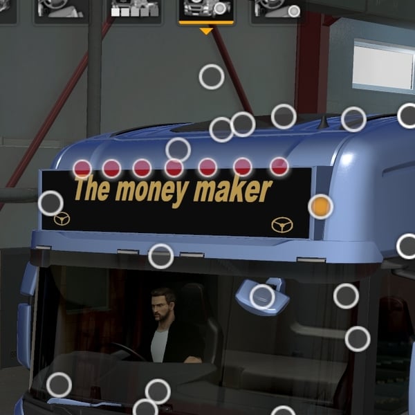 [roof lights tuning part] Scania NG Big Lightbox by WC007 D3SIGN