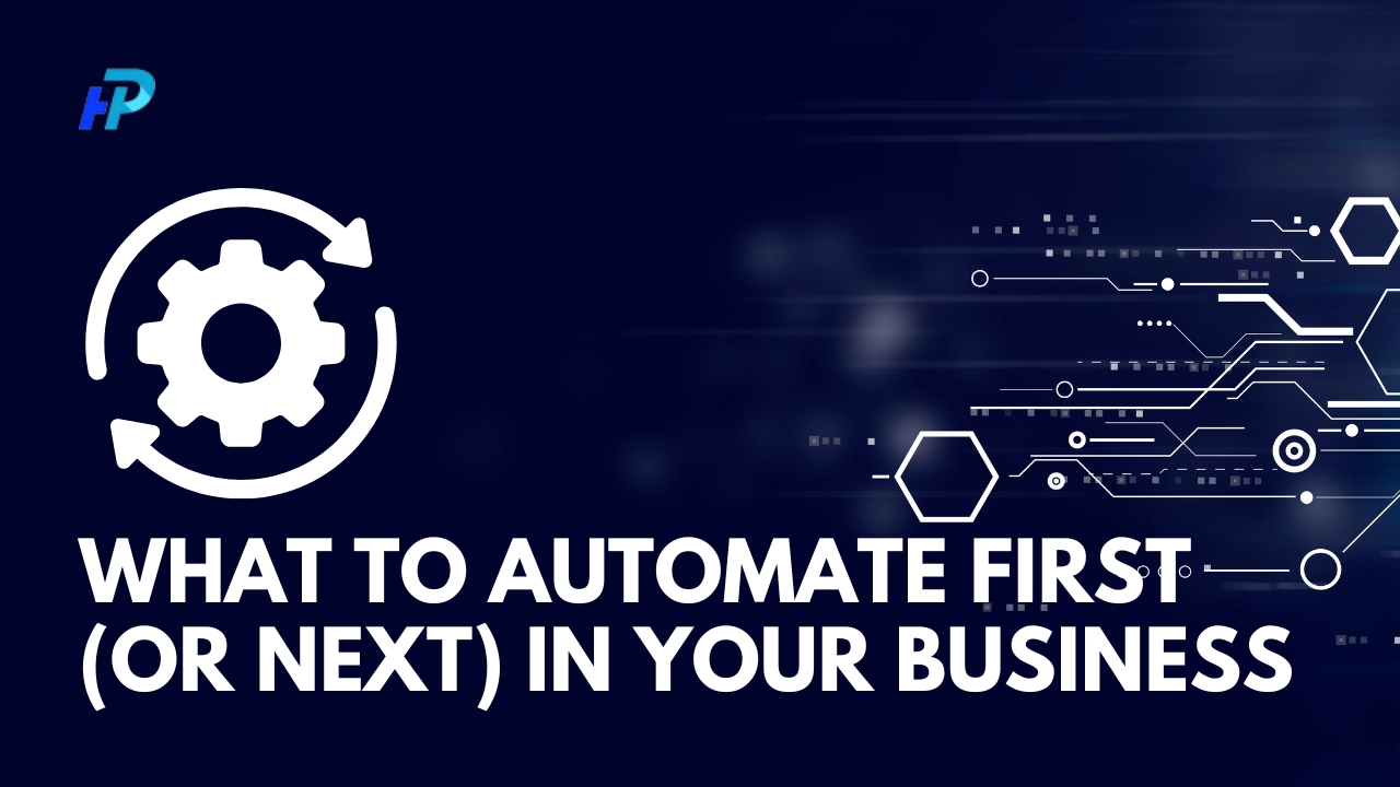 what to automate first