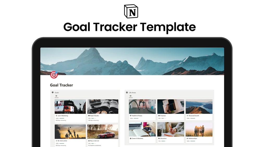 Goal Tracker Notion