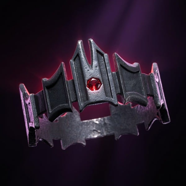 EMBERSTEEL CROWN — VRChat Accessory (Free in Discord)