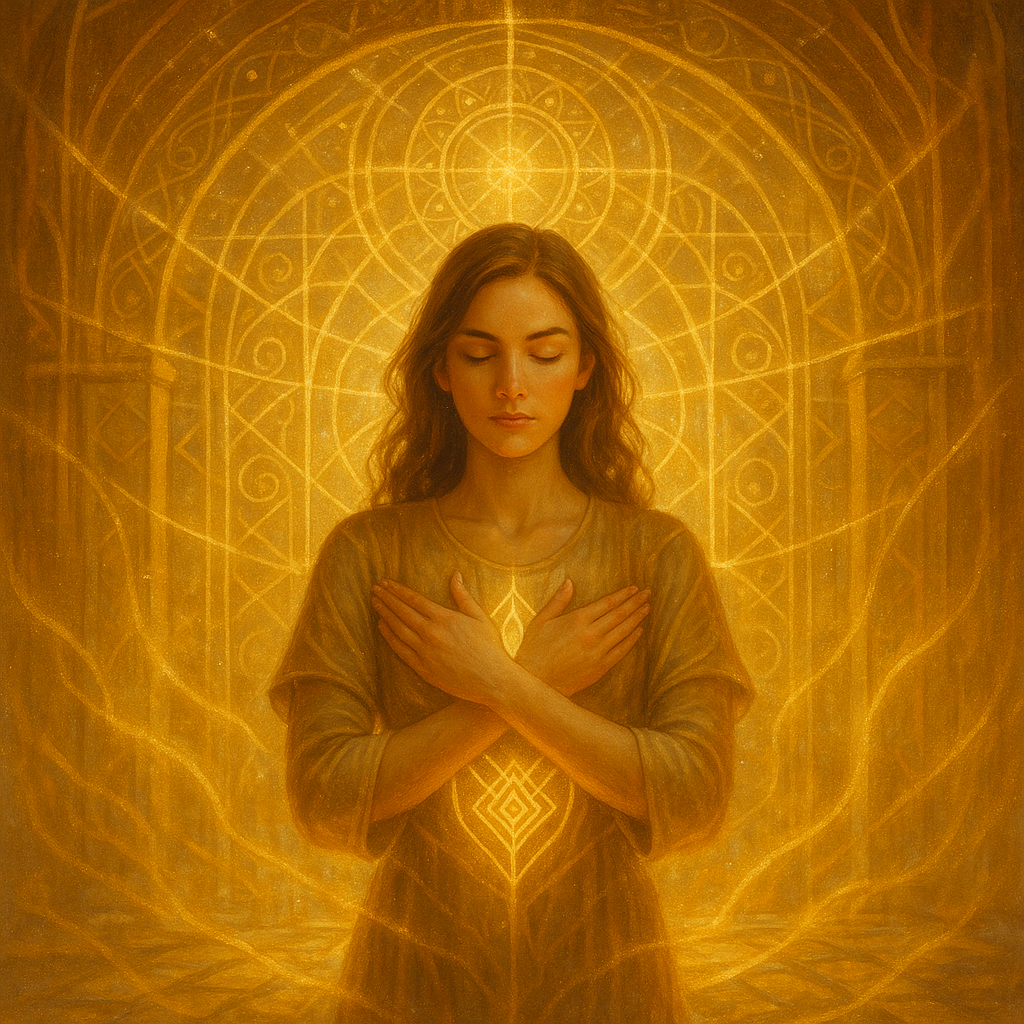 Golden Vault Shield · Printable Ritual Kit