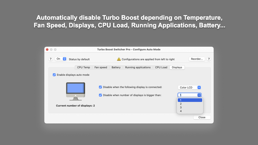 Turbo Boost Switcher for OS X –