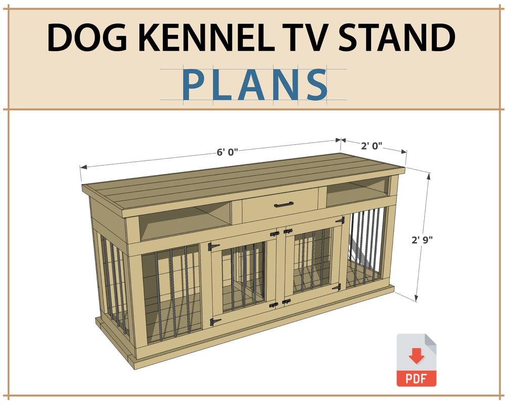 Tv stand dog outlet cage