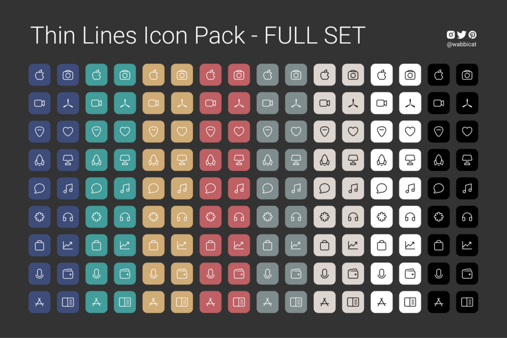 Monitor Vertical Icon, Line Iconpack