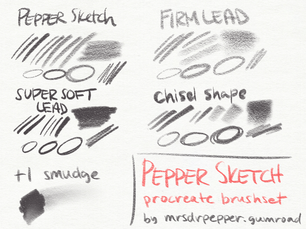 Mini Sketchbook Set – Procreate Brushes