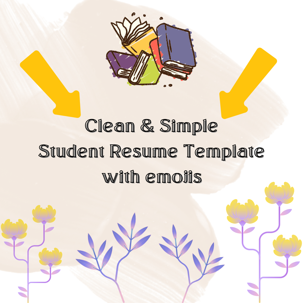 Clean amp Simple Student Resume Template - 0t7qtepsab318wbvd3b2gmglytoh