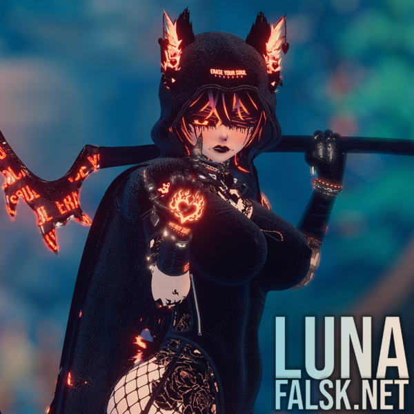 Luna | VRChat Avatar (GoGo Loco, VRCFury) by falsk