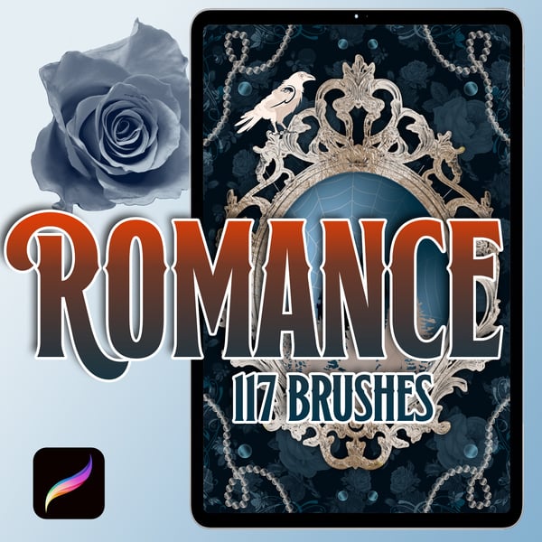 Procreate Romance Brushset by Moxie Mama