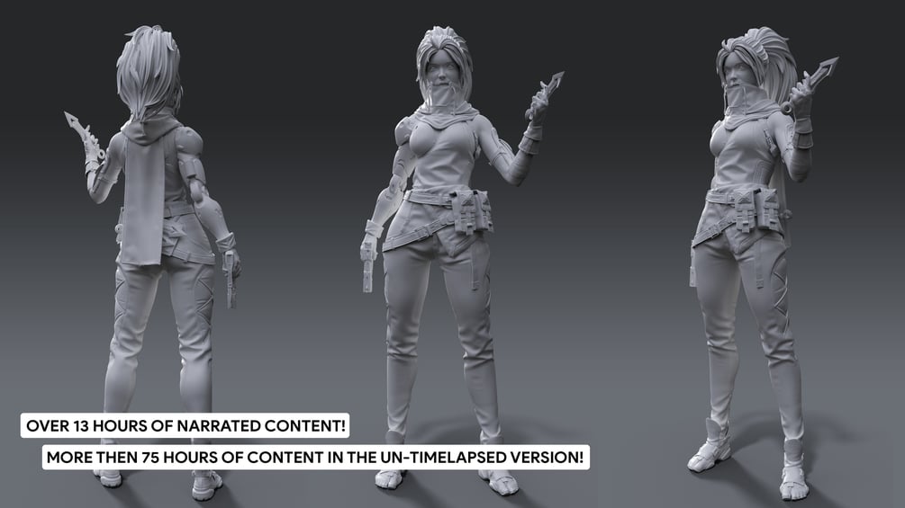 Aaa Game Character Creation Course Part High Poly