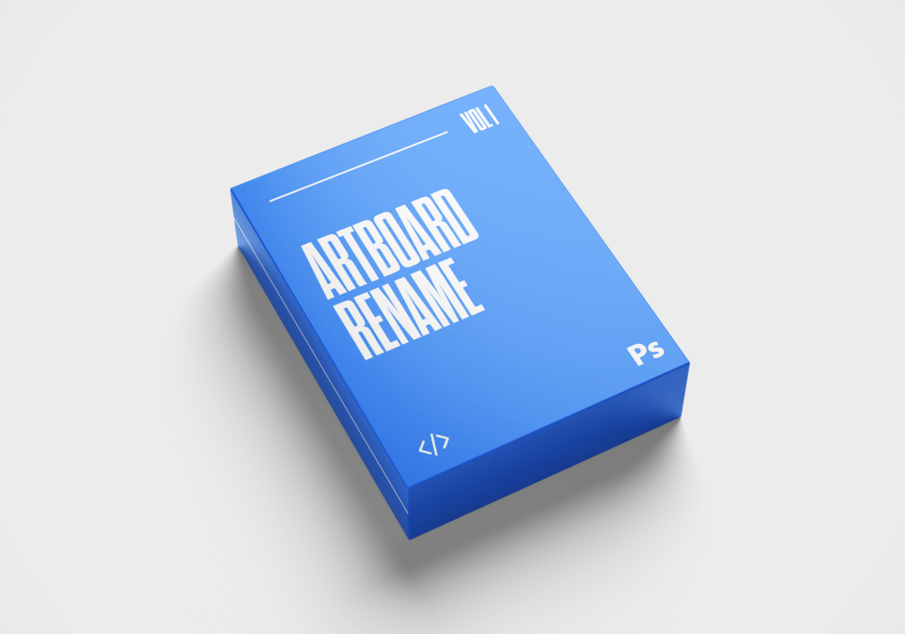 Rename artboard script photoshop
