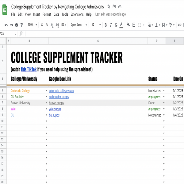 Navigating college admissions