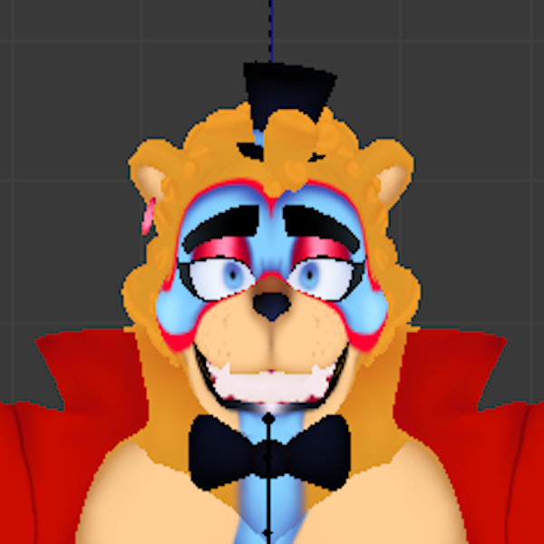 글램록 프레디(3D 모델/Vrchat)