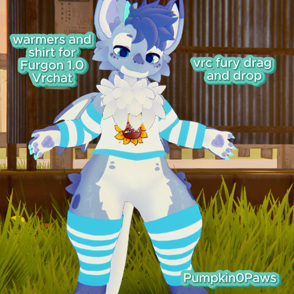 warmers and shirt for Furgon 1.0 Vrchat 