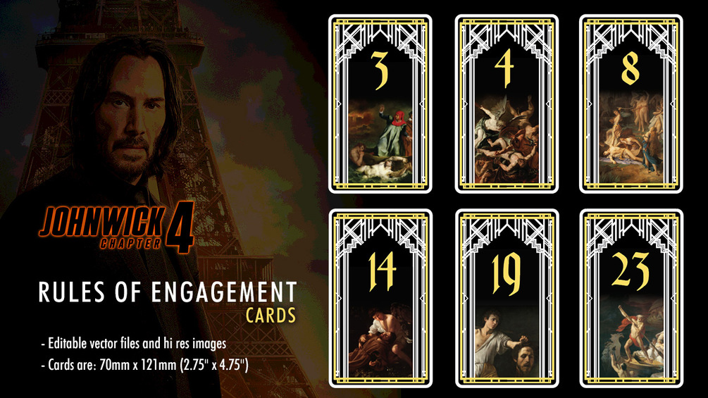 John Wick 4 - Rules of Engagement Cards