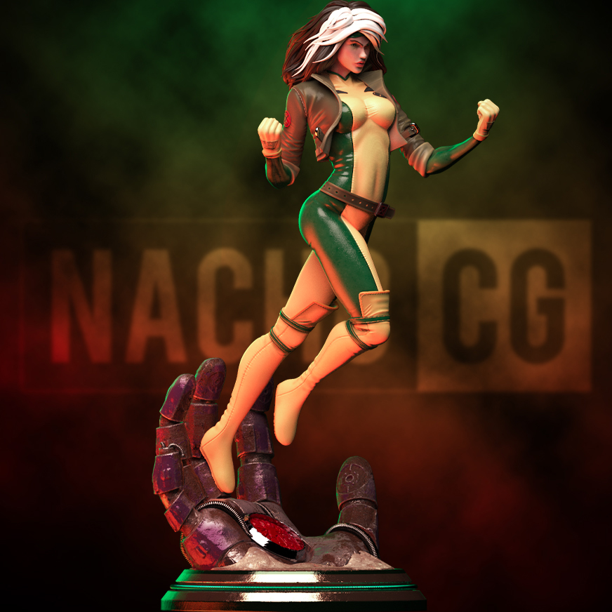 Fanart Rogue from Xmen - Statue